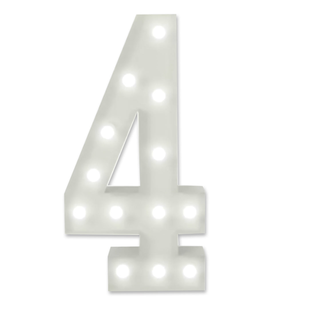 3FT/4FT/5FT Marquee Light Up Numbers for Different Events & Parties.
