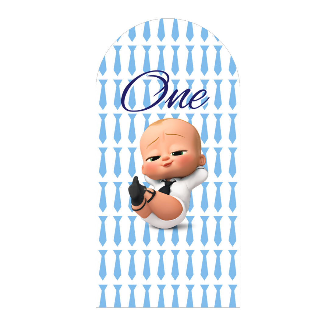Boss Baby Backdrop for first birthdays.