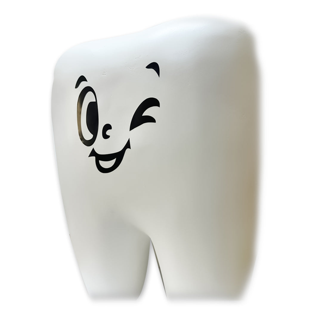 Tooth Styrofoam - For First Teeth Party.