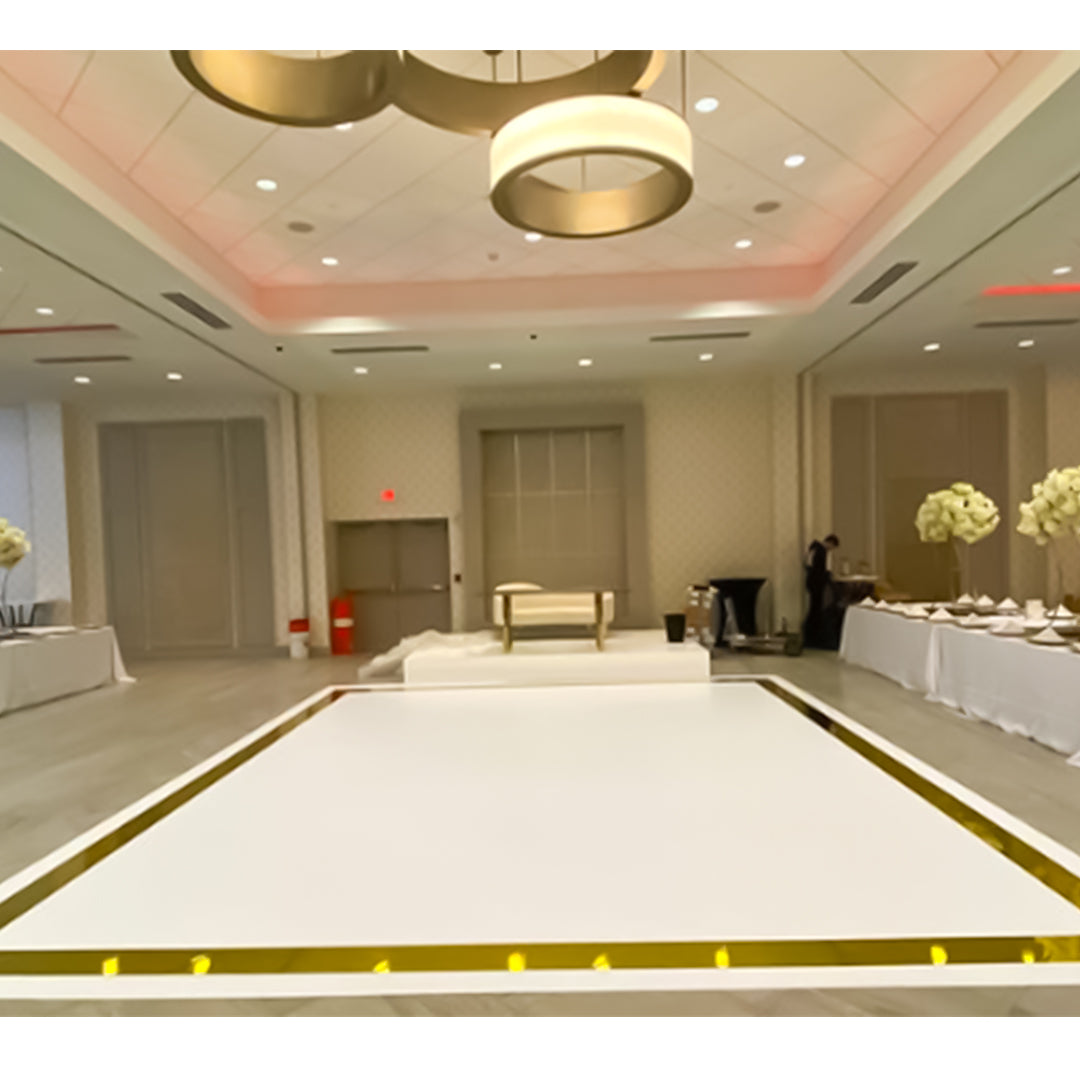 Floor Wrap for Stages - Dance Party Wedding Vinyl Removable Decal Sticker