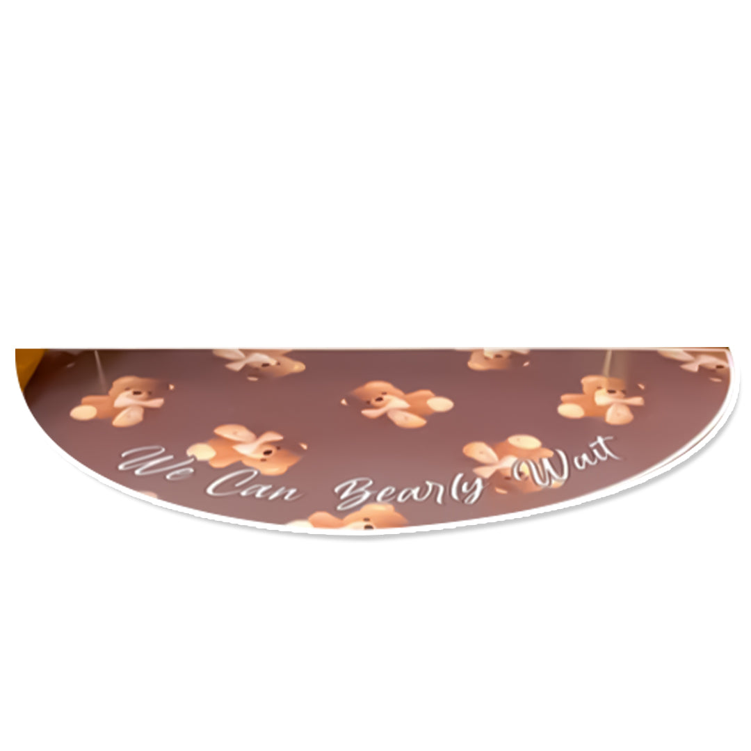 We can Bearly Wait Removable Floor Sticker - Designed Specifically for Baby Showers & Gender Reveal Parties.