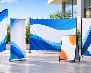 Custom banners and large format printing in Dubai, UAE by Eventz & Trendz