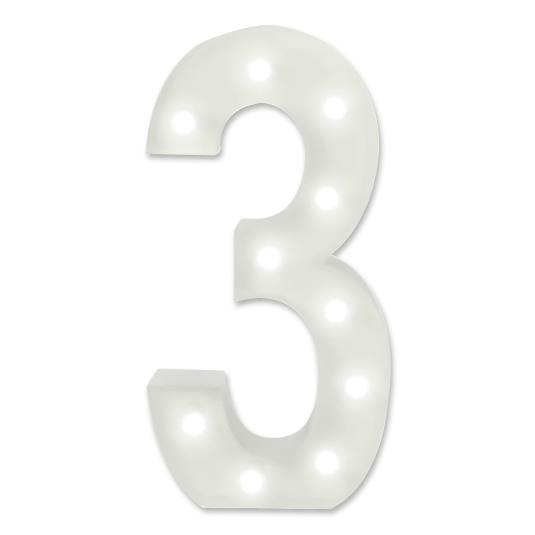 3FT/4FT/5FT Marquee Light Up Numbers for Different Events & Parties.