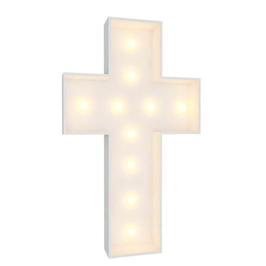 3FT/4FT/5FT Christian Cross Light Up Marquee Symbol for Baptism