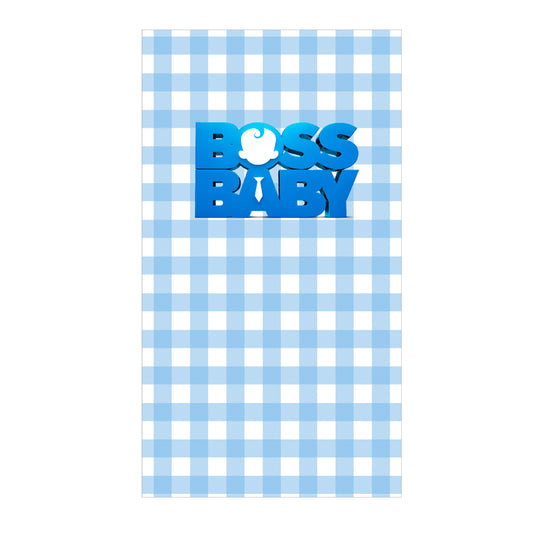 Boss Baby Backdrop for theme birthdays.