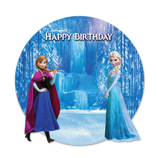 Frozen theme Ice and Snow-White World Backdrop