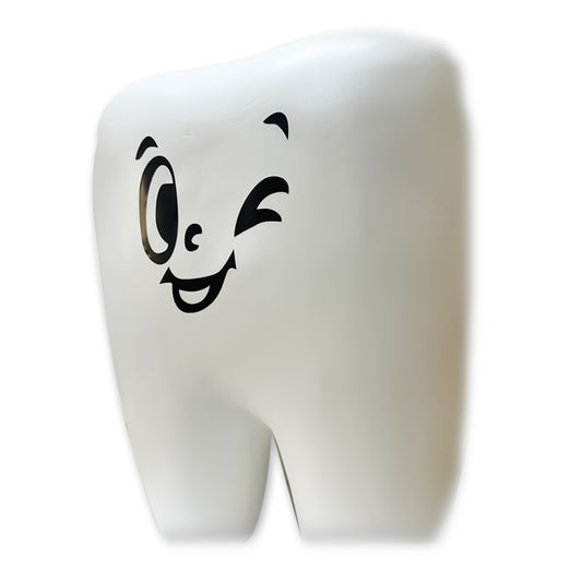 Tooth Styrofoam - For First Teeth Party.