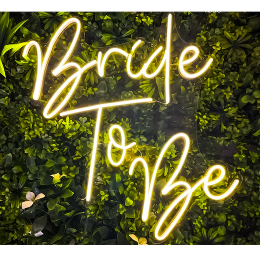 Bride to be Neon Sign - Warm Lights for Bridal Showers & Bachelorette Parties