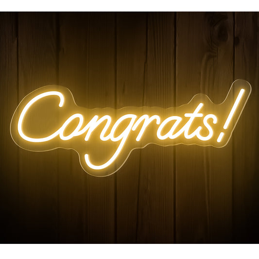 Congrats! Neon Lights - Graduation Or any other achievement