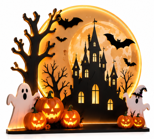 Halloween Illuminated Dispalys