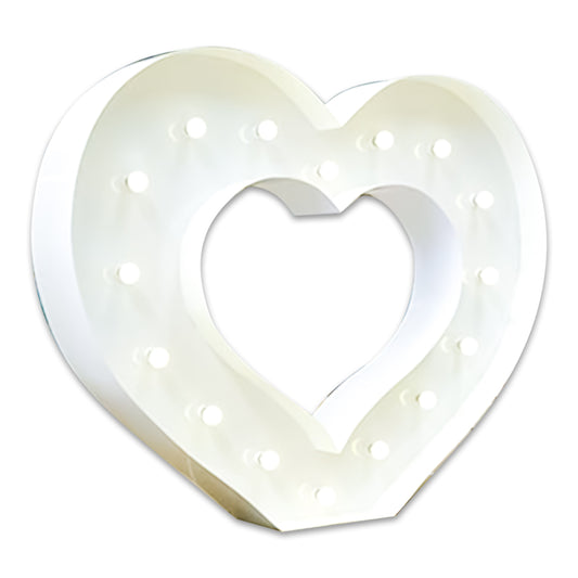 3FT/4FT/5FT Heart Light Up Marquee Symbol for Anniversaries & Romantic Events.