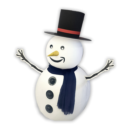 Snowman Styrofoam - For Christmas & Winter Decorations